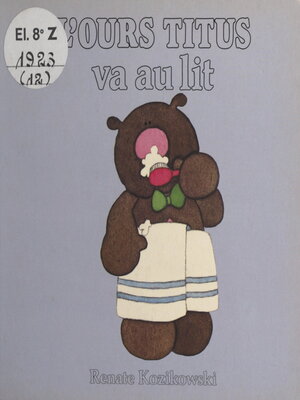 cover image of L'ours Titus va au lit
